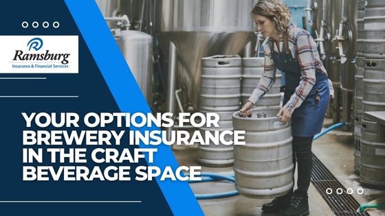 woman moving keg in brewery